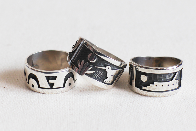 Native American Jewelry Hopi Ring Uncle Sam アンクルサム