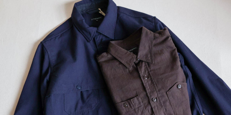 ENGINEERED GARMENTS アメリカの警察や消防士の制服などに採用されている、定番のウールサージ素材